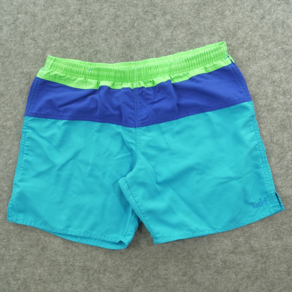 Lucid Board Shorts Mens Medium Blue Australia 14 Swim Surf Drawstring